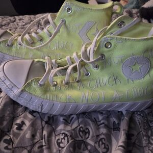 Neon Green High Top Men's Size 10 Not A Chuck  Converse All Star